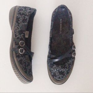 Merrell black and grey Mary Janes size 8.5